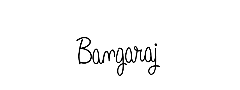 You should practise on your own different ways (Angelique-Rose-font-FFP) to write your name (Bangaraj) in signature. don't let someone else do it for you. Bangaraj signature style 5 images and pictures png