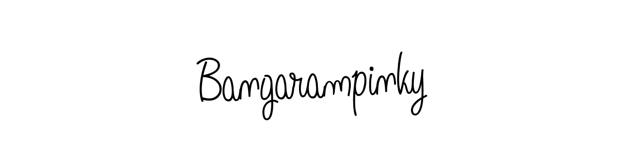 Also we have Bangarampinky name is the best signature style. Create professional handwritten signature collection using Angelique-Rose-font-FFP autograph style. Bangarampinky signature style 5 images and pictures png
