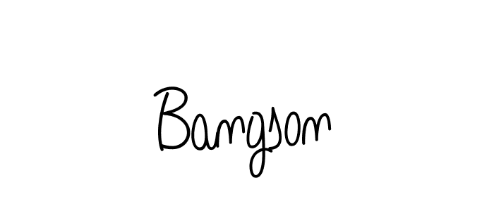 Best and Professional Signature Style for Bangson. Angelique-Rose-font-FFP Best Signature Style Collection. Bangson signature style 5 images and pictures png