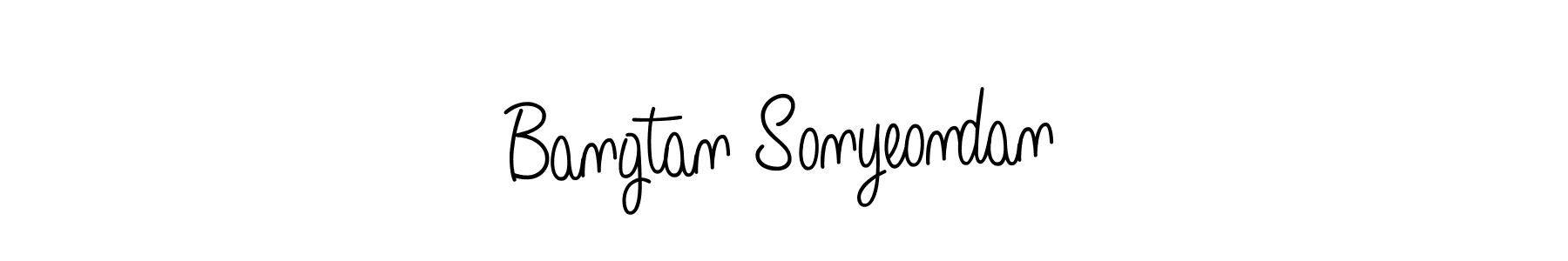 Bangtan Sonyeondan stylish signature style. Best Handwritten Sign (Angelique-Rose-font-FFP) for my name. Handwritten Signature Collection Ideas for my name Bangtan Sonyeondan. Bangtan Sonyeondan signature style 5 images and pictures png