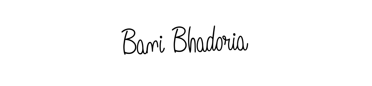Angelique-Rose-font-FFP is a professional signature style that is perfect for those who want to add a touch of class to their signature. It is also a great choice for those who want to make their signature more unique. Get Bani Bhadoria name to fancy signature for free. Bani Bhadoria signature style 5 images and pictures png