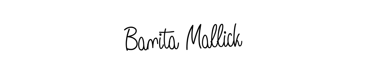 How to Draw Banita Mallick signature style? Angelique-Rose-font-FFP is a latest design signature styles for name Banita Mallick. Banita Mallick signature style 5 images and pictures png