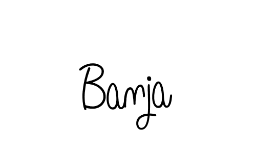 This is the best signature style for the Banja name. Also you like these signature font (Angelique-Rose-font-FFP). Mix name signature. Banja signature style 5 images and pictures png