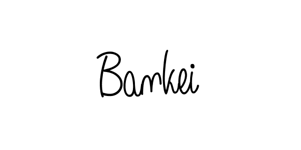 Bankei stylish signature style. Best Handwritten Sign (Angelique-Rose-font-FFP) for my name. Handwritten Signature Collection Ideas for my name Bankei. Bankei signature style 5 images and pictures png