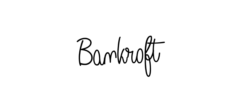 You should practise on your own different ways (Angelique-Rose-font-FFP) to write your name (Bankroft) in signature. don't let someone else do it for you. Bankroft signature style 5 images and pictures png