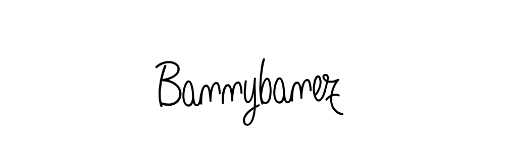 Design your own signature with our free online signature maker. With this signature software, you can create a handwritten (Angelique-Rose-font-FFP) signature for name Bannybanez. Bannybanez signature style 5 images and pictures png