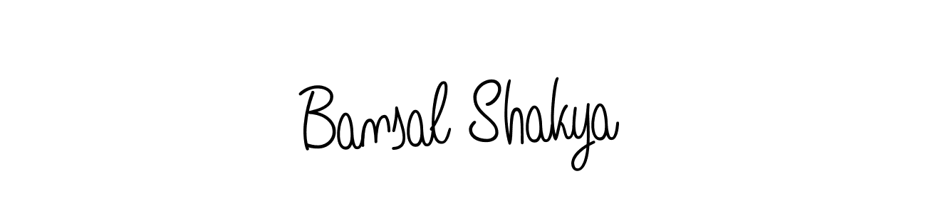 Make a short Bansal Shakya signature style. Manage your documents anywhere anytime using Angelique-Rose-font-FFP. Create and add eSignatures, submit forms, share and send files easily. Bansal Shakya signature style 5 images and pictures png