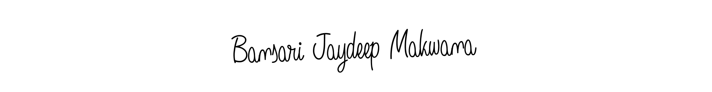 How to Draw Bansari Jaydeep Makwana signature style? Angelique-Rose-font-FFP is a latest design signature styles for name Bansari Jaydeep Makwana. Bansari Jaydeep Makwana signature style 5 images and pictures png