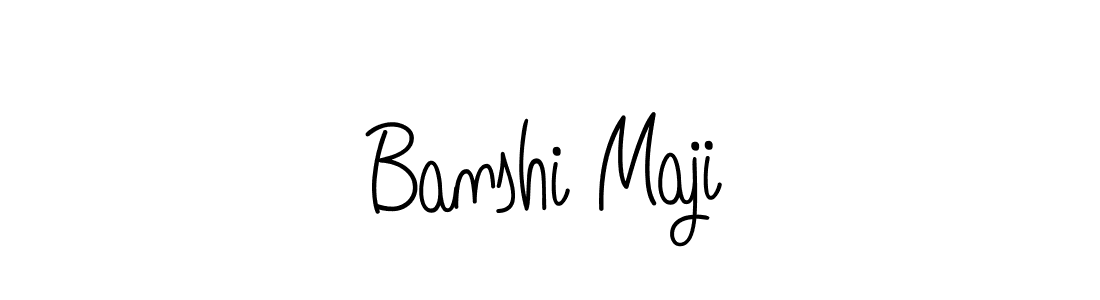 Angelique-Rose-font-FFP is a professional signature style that is perfect for those who want to add a touch of class to their signature. It is also a great choice for those who want to make their signature more unique. Get Banshi Maji name to fancy signature for free. Banshi Maji signature style 5 images and pictures png