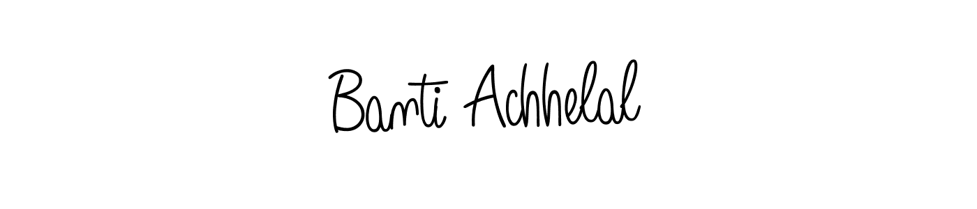 Banti Achhelal stylish signature style. Best Handwritten Sign (Angelique-Rose-font-FFP) for my name. Handwritten Signature Collection Ideas for my name Banti Achhelal. Banti Achhelal signature style 5 images and pictures png