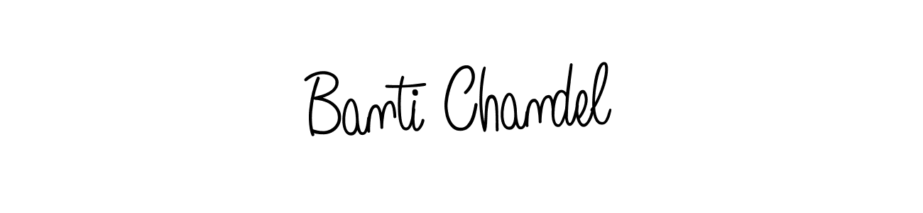 Also we have Banti Chandel name is the best signature style. Create professional handwritten signature collection using Angelique-Rose-font-FFP autograph style. Banti Chandel signature style 5 images and pictures png