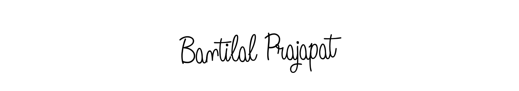 Also we have Bantilal Prajapat name is the best signature style. Create professional handwritten signature collection using Angelique-Rose-font-FFP autograph style. Bantilal Prajapat signature style 5 images and pictures png