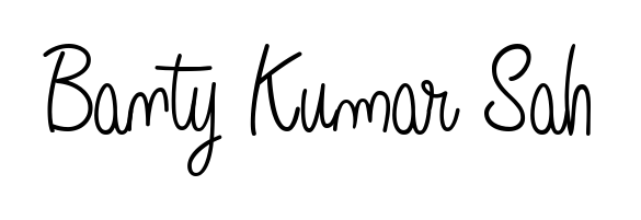 Achieve flawless digital penmanship with Banty Kumar Sah name in Angelique-Rose-font-FFP font. The perfect tool for creating online signatures. Banty Kumar Sah signature style 5 images and pictures png