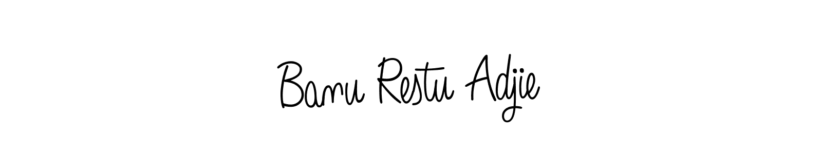 Also we have Banu Restu Adjie name is the best signature style. Create professional handwritten signature collection using Angelique-Rose-font-FFP autograph style. Banu Restu Adjie signature style 5 images and pictures png