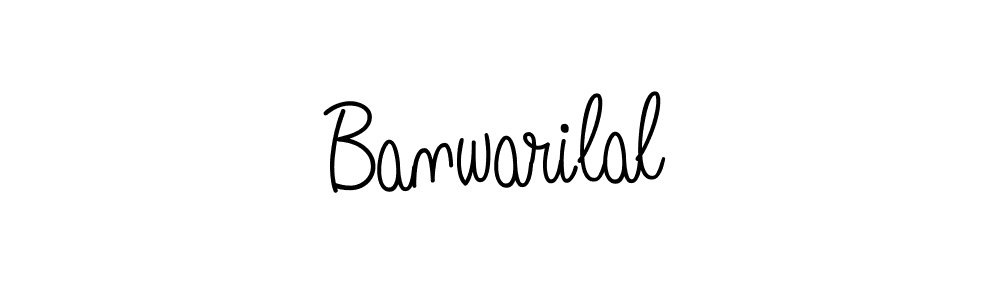 You should practise on your own different ways (Angelique-Rose-font-FFP) to write your name (Banwarilal) in signature. don't let someone else do it for you. Banwarilal signature style 5 images and pictures png