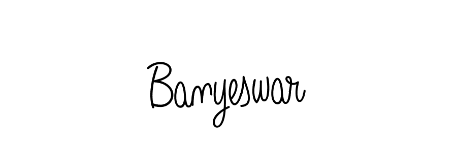 How to Draw Banyeswar signature style? Angelique-Rose-font-FFP is a latest design signature styles for name Banyeswar. Banyeswar signature style 5 images and pictures png
