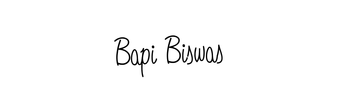 Design your own signature with our free online signature maker. With this signature software, you can create a handwritten (Angelique-Rose-font-FFP) signature for name Bapi Biswas. Bapi Biswas signature style 5 images and pictures png