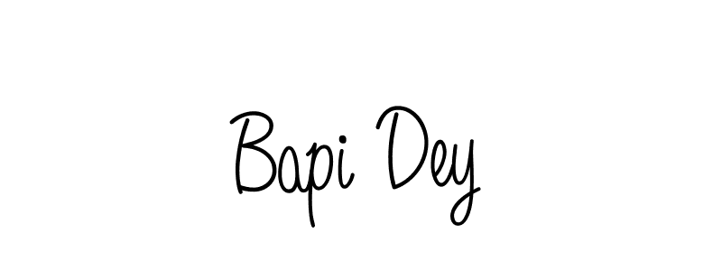 How to make Bapi Dey name signature. Use Angelique-Rose-font-FFP style for creating short signs online. This is the latest handwritten sign. Bapi Dey signature style 5 images and pictures png