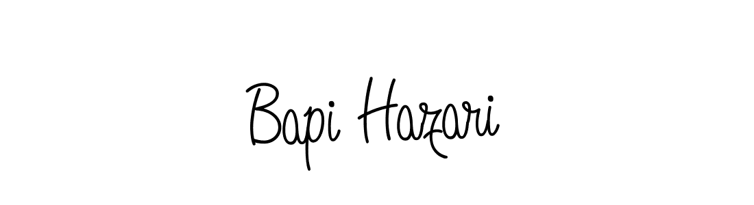 Check out images of Autograph of Bapi Hazari name. Actor Bapi Hazari Signature Style. Angelique-Rose-font-FFP is a professional sign style online. Bapi Hazari signature style 5 images and pictures png