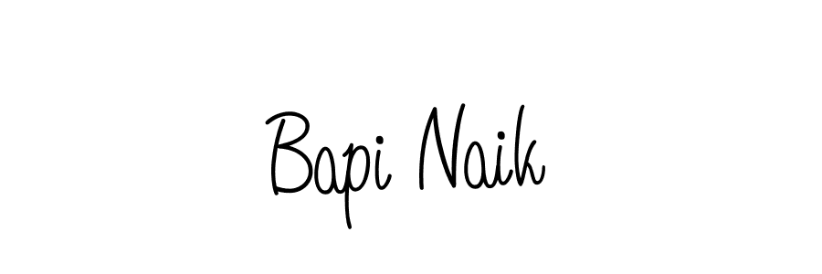 How to make Bapi Naik name signature. Use Angelique-Rose-font-FFP style for creating short signs online. This is the latest handwritten sign. Bapi Naik signature style 5 images and pictures png