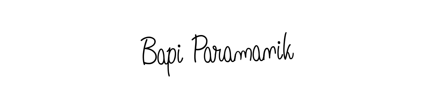 How to Draw Bapi Paramanik signature style? Angelique-Rose-font-FFP is a latest design signature styles for name Bapi Paramanik. Bapi Paramanik signature style 5 images and pictures png