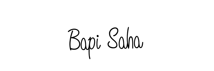 Bapi Saha stylish signature style. Best Handwritten Sign (Angelique-Rose-font-FFP) for my name. Handwritten Signature Collection Ideas for my name Bapi Saha. Bapi Saha signature style 5 images and pictures png