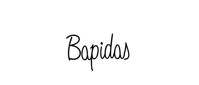Make a beautiful signature design for name Bapidas. With this signature (Angelique-Rose-font-FFP) style, you can create a handwritten signature for free. Bapidas signature style 5 images and pictures png