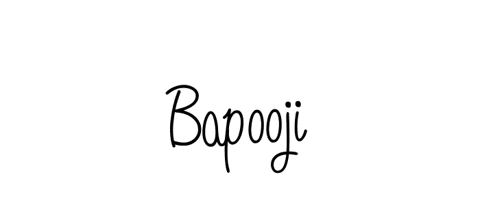 Also we have Bapooji name is the best signature style. Create professional handwritten signature collection using Angelique-Rose-font-FFP autograph style. Bapooji signature style 5 images and pictures png