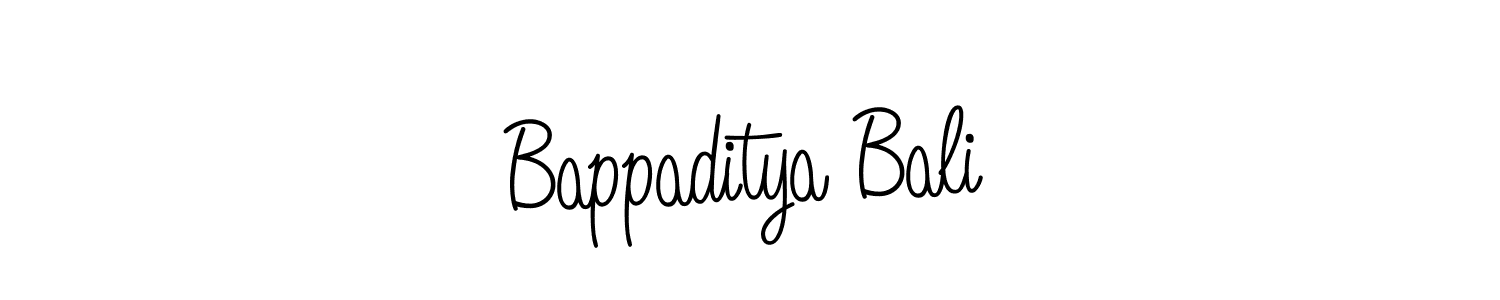 Bappaditya Bali stylish signature style. Best Handwritten Sign (Angelique-Rose-font-FFP) for my name. Handwritten Signature Collection Ideas for my name Bappaditya Bali. Bappaditya Bali signature style 5 images and pictures png