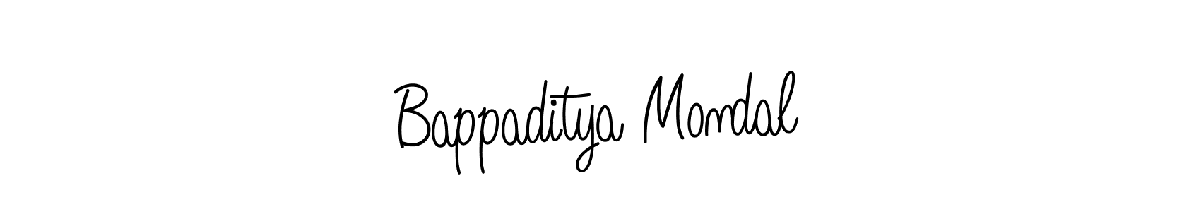 Bappaditya Mondal stylish signature style. Best Handwritten Sign (Angelique-Rose-font-FFP) for my name. Handwritten Signature Collection Ideas for my name Bappaditya Mondal. Bappaditya Mondal signature style 5 images and pictures png