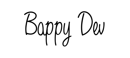 The Angelique-Rose-font-FFP font gives name Bappy Dev a signature that looks effortless yet distinguished. Download high-res PNG instantly. Bappy Dev signature style 5 images and pictures png