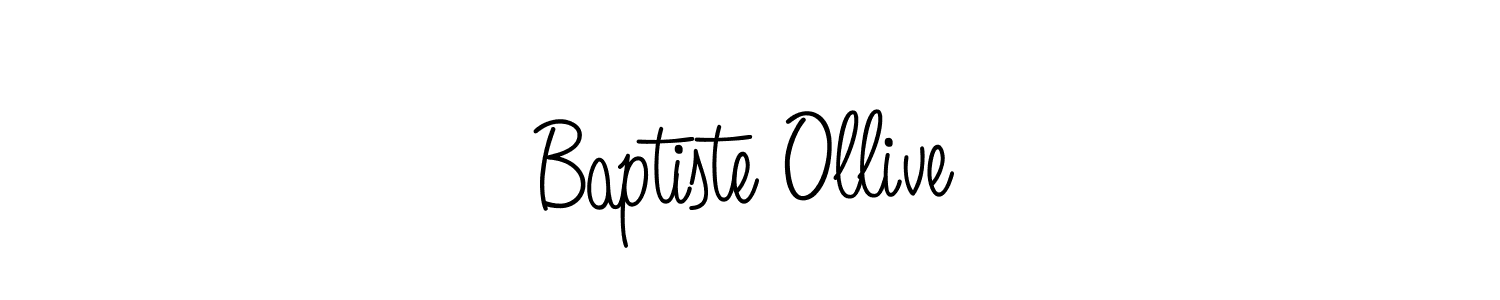 Make a short Baptiste Ollive signature style. Manage your documents anywhere anytime using Angelique-Rose-font-FFP. Create and add eSignatures, submit forms, share and send files easily. Baptiste Ollive signature style 5 images and pictures png