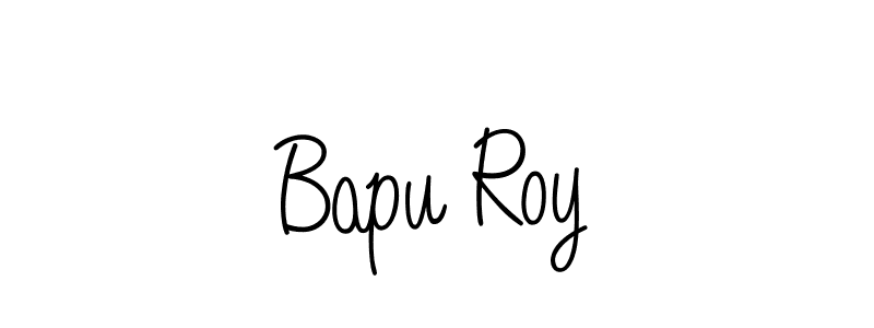 You should practise on your own different ways (Angelique-Rose-font-FFP) to write your name (Bapu Roy) in signature. don't let someone else do it for you. Bapu Roy signature style 5 images and pictures png