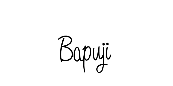 Bapuji stylish signature style. Best Handwritten Sign (Angelique-Rose-font-FFP) for my name. Handwritten Signature Collection Ideas for my name Bapuji. Bapuji signature style 5 images and pictures png