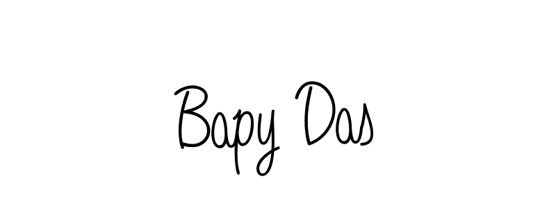 Bapy Das stylish signature style. Best Handwritten Sign (Angelique-Rose-font-FFP) for my name. Handwritten Signature Collection Ideas for my name Bapy Das. Bapy Das signature style 5 images and pictures png