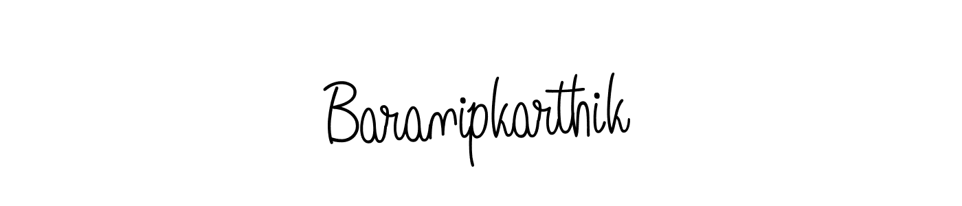 Make a beautiful signature design for name Baranipkarthik. Use this online signature maker to create a handwritten signature for free. Baranipkarthik signature style 5 images and pictures png