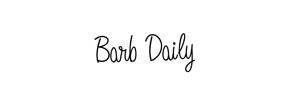 if you are searching for the best signature style for your name Barb Daily. so please give up your signature search. here we have designed multiple signature styles  using Angelique-Rose-font-FFP. Barb Daily signature style 5 images and pictures png