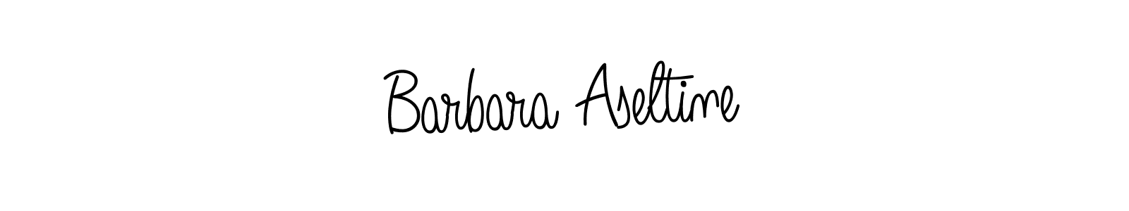 Make a short Barbara Aseltine signature style. Manage your documents anywhere anytime using Angelique-Rose-font-FFP. Create and add eSignatures, submit forms, share and send files easily. Barbara Aseltine signature style 5 images and pictures png