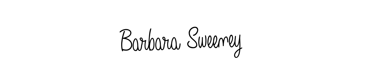Design your own signature with our free online signature maker. With this signature software, you can create a handwritten (Angelique-Rose-font-FFP) signature for name Barbara Sweeney. Barbara Sweeney signature style 5 images and pictures png
