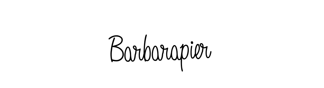 Make a beautiful signature design for name Barbarapier. Use this online signature maker to create a handwritten signature for free. Barbarapier signature style 5 images and pictures png