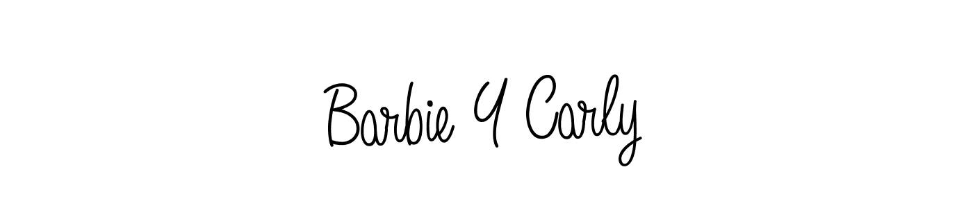 This is the best signature style for the Barbie Y Carly name. Also you like these signature font (Angelique-Rose-font-FFP). Mix name signature. Barbie Y Carly signature style 5 images and pictures png