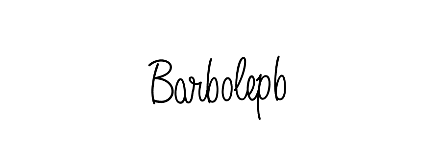 The best way (Angelique-Rose-font-FFP) to make a short signature is to pick only two or three words in your name. The name Barbolepb include a total of six letters. For converting this name. Barbolepb signature style 5 images and pictures png