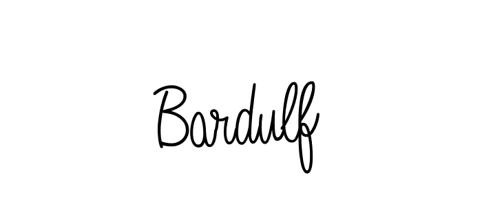 You should practise on your own different ways (Angelique-Rose-font-FFP) to write your name (Bardulf) in signature. don't let someone else do it for you. Bardulf signature style 5 images and pictures png