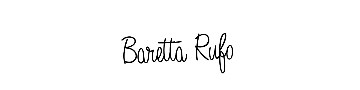 Similarly Angelique-Rose-font-FFP is the best handwritten signature design. Signature creator online .You can use it as an online autograph creator for name Baretta Rufo. Baretta Rufo signature style 5 images and pictures png