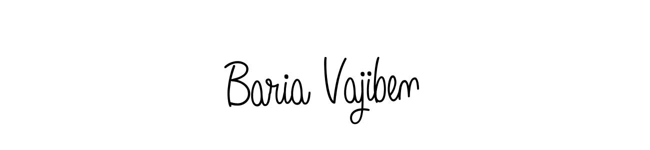 Angelique-Rose-font-FFP is a professional signature style that is perfect for those who want to add a touch of class to their signature. It is also a great choice for those who want to make their signature more unique. Get Baria Vajiben name to fancy signature for free. Baria Vajiben signature style 5 images and pictures png