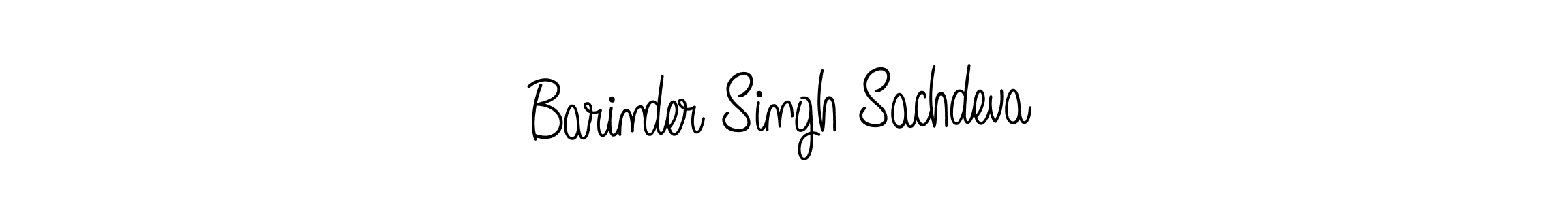 Also we have Barinder Singh Sachdeva name is the best signature style. Create professional handwritten signature collection using Angelique-Rose-font-FFP autograph style. Barinder Singh Sachdeva signature style 5 images and pictures png