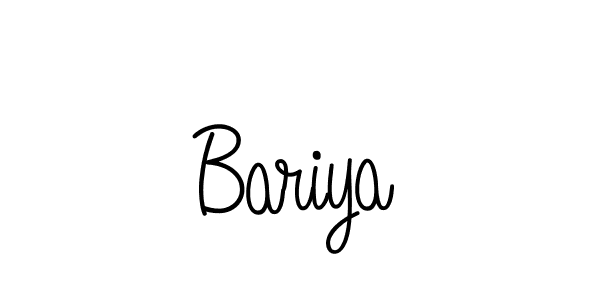 Best and Professional Signature Style for Bariya. Angelique-Rose-font-FFP Best Signature Style Collection. Bariya signature style 5 images and pictures png