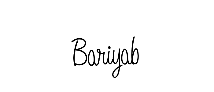 Once you've used our free online signature maker to create your best signature Angelique-Rose-font-FFP style, it's time to enjoy all of the benefits that Bariyab name signing documents. Bariyab signature style 5 images and pictures png
