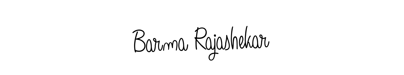 How to make Barma Rajashekar signature? Angelique-Rose-font-FFP is a professional autograph style. Create handwritten signature for Barma Rajashekar name. Barma Rajashekar signature style 5 images and pictures png