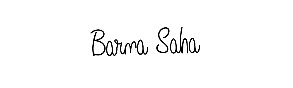 How to make Barna Saha signature? Angelique-Rose-font-FFP is a professional autograph style. Create handwritten signature for Barna Saha name. Barna Saha signature style 5 images and pictures png
